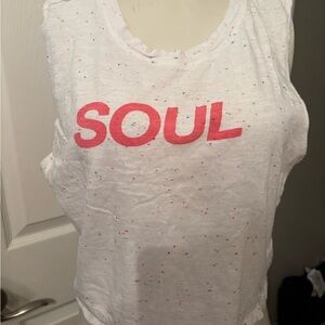 Soul cycle crop sleeveless top S